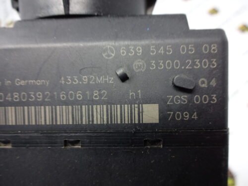 Unidad de control EZS contacto llave MERCEDES VITO 6395450508 ZGS003
