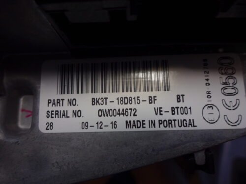 Radio Control Panel Ford Transit BK3T18D815BF BK3T-18D815-BF