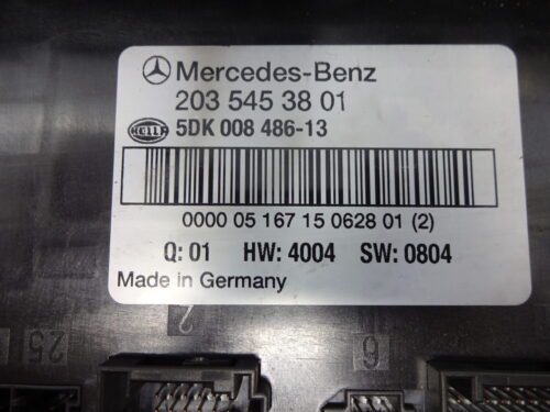 SAM Caja de fusibles Mercedes Benz W203 2035453801 5DK008486-13