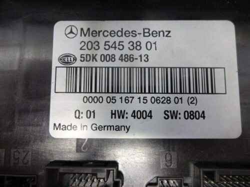 SAM Caja de fusibles Mercedes Benz W203 2035453801 5DK008486-13