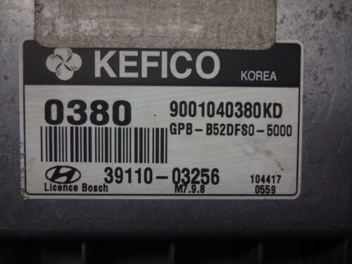 Centralita del motor Hyundai I20 3911003256 39110-03256 GPB-B52DFS0-5000