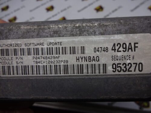 Centralita del motor CHRYSLER VOYAGER 04748429AF P04748429AF