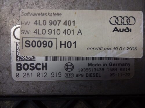 0281012919 4L0907401 4L0907401A Centralita del motor AUDI Q7 0281012919 4L0907401 4L0907401A