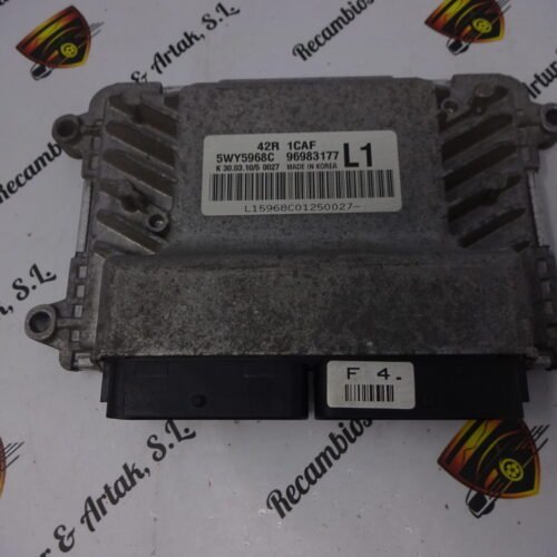 Centralita del motor Chevrolet Aveo 96983177 5WY5968C 96983177L1