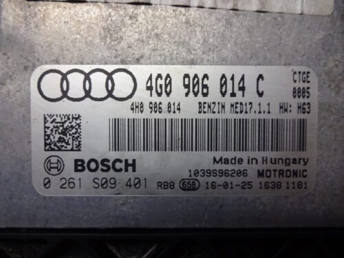 0261S09401 4G0906014C 4H0906014 BENZIN Centralita del motor AUDI A7 S7 4.0TFSI 0261S09401 4G0906014C 4H0906014 BENZIN
