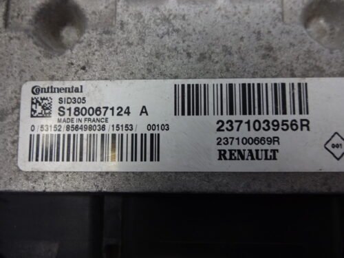 Centralita del motor  RENAULT MEGANE SPORT 237103956R 237100669R S180067124A