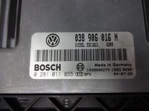 Centralita del motor VW TRANSPORTER T5 0281011855 038906016N 038 906 016 N