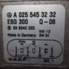 Controlador del ventilador eléctrico Mercedes A0255453232 ESG300 Q-06 898940000