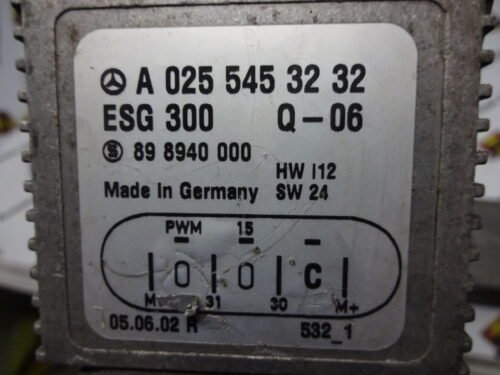 Controlador del ventilador eléctrico Mercedes A0255453232 ESG300 Q-06 898940000