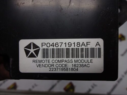 Unidad de control Jeep Chrysler P04671918AF  P04671918AFA