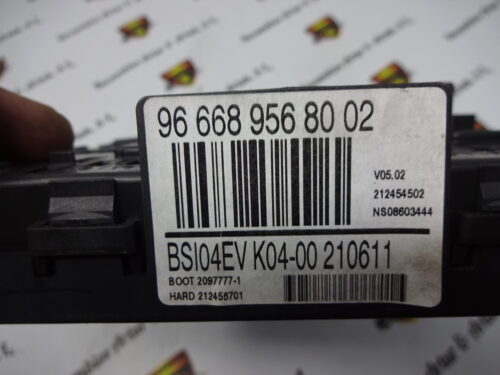 BSI04EV 966689568002 BSI Caja de fusibles CITROEN BSI04EV 966689568002 9666895680