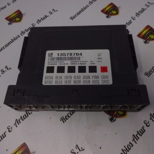Unidad de control Control unit OPEL Insignia 13578704 GM