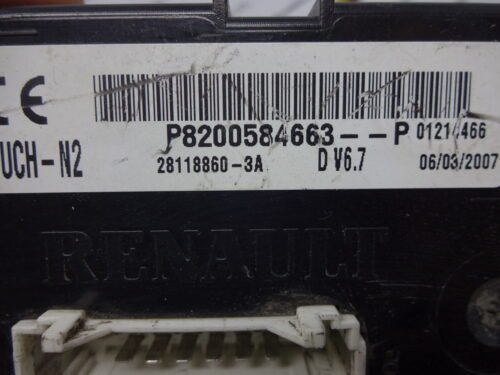 Modulo de control  Renault Master UCH-N2  P8200584663P P8200584663-P