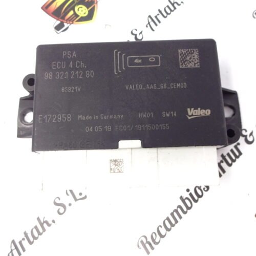 Unidad de control  Opel Combo Peugeot Partner 9832121280 E172958