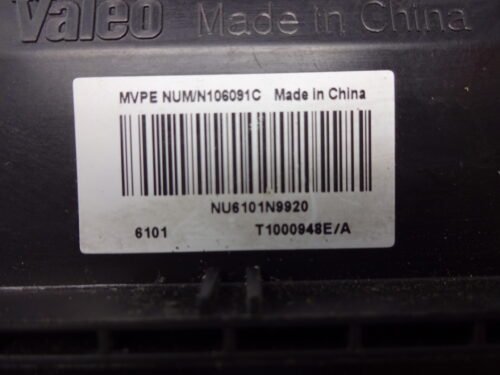 Resistencia calefaccion Renault Citroen Peugeot T1000948E/A NUM/N106091C