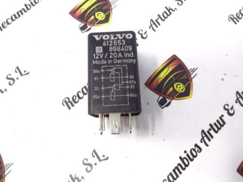 Relé  Rele  VOLVO 412653 898409 12V/20A