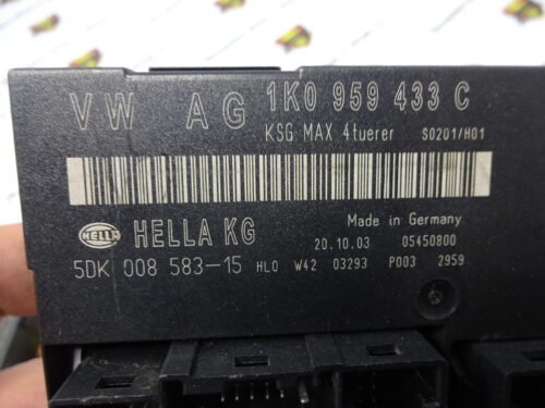 Unidad de control  Volkswagen Touran GOLF 1K0959433C 5DK008583-15