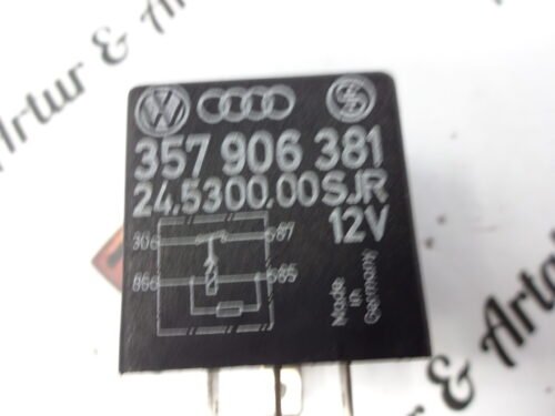 357906381 24530000SJR Relé Rele VW AUDI SEAT SKODA 357906381 24530000SJR