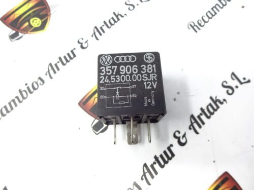 357906381 24530000SJR Relé Rele VW AUDI SEAT SKODA 357906381 24530000SJR