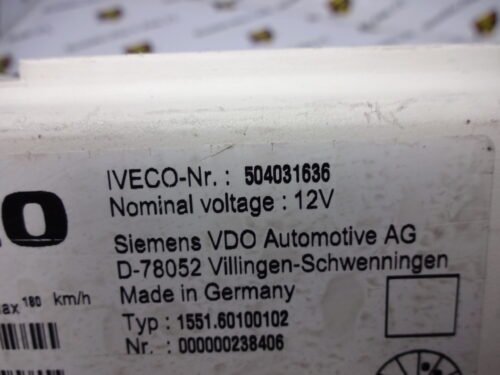 Cuadro de instrumentos  Iveco Daily 504031636 155160100102