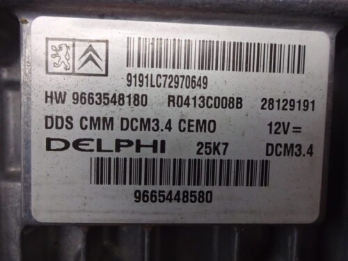 Centralita del motor Citroen C5 Peugeot 308 9665448580 9663548180 R0413C008B