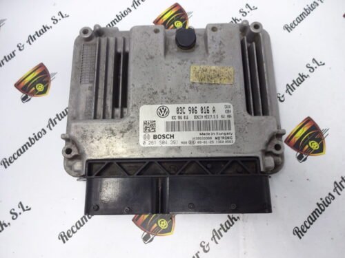 Centralita del motor Seat Leon VW Golf V Plus 0261S04391 03C906016A