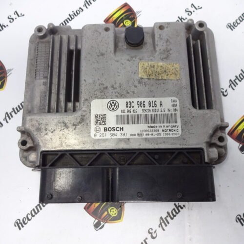 Centralita del motor Seat Leon VW Golf V Plus 0261S04391 03C906016A