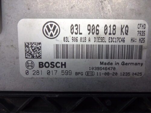 Centralita del motor  Seat Ibiza VW VAG 0281017599 03L906018KQ