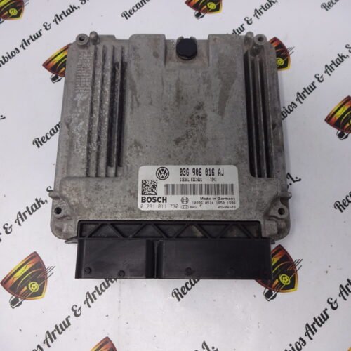 Centralita del motor Seat Leon 03G906016AJ 0281011730