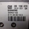 Centralita del motor OPEL Astra Zafira 09158670 5WK9153