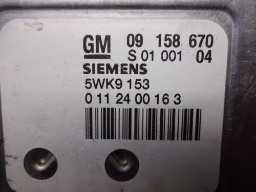 Centralita del motor OPEL Astra Zafira 09158670 5WK9153