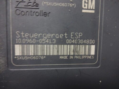 ABS Opel Astra 13213611 13213611AM 10020602074 10096005413 00403048D0