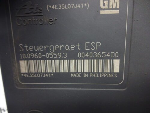 ABS OPEL Zafira 13234911 13234911AS 10020602484 10096005593