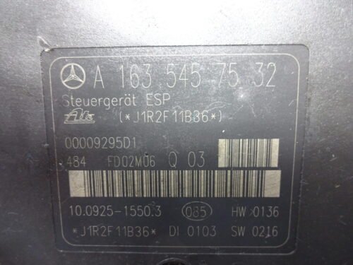 ABS  Mercedes ML W163 A1635457532 Q03 10092515503 10020806372 10020805743