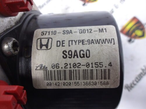 ABS Honda CR-V 57110S9AG012M1 57110-S9A-G012-M1 06210201554 06210903513