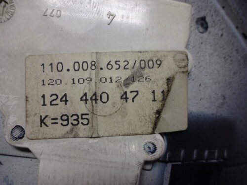 Cuadro de instrumentos  MERCEDES W124 1244404711 110008652009 1245423869