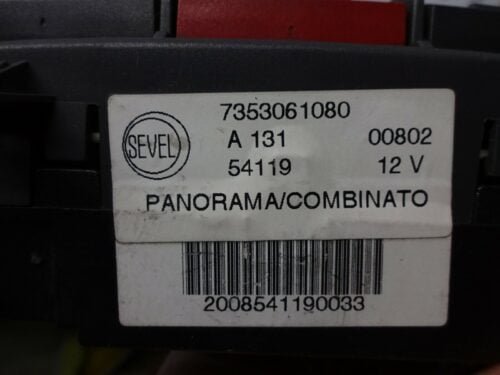 Interruptor de emergencia CITROËN Fiat Peugeot 7353061080 PANORAMA COMBINATO