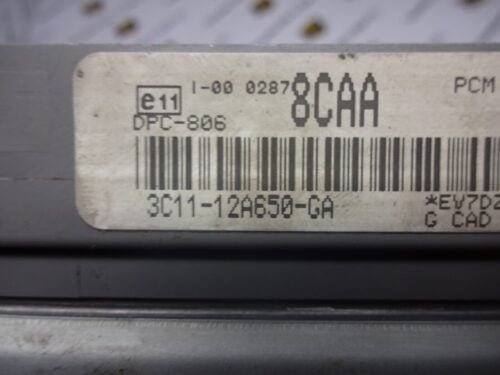 Centralita del motor FORD TRANSIT 3C1112A650GA 3C11-12A650-GA DPC806 DPC-806