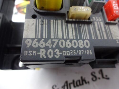 BSM Caja de fusibles Peugeot Citroen BSM-R03-00 9664706080
