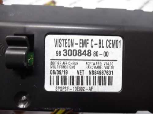 Pantalla del salpicadero  Citroën Jumpy 9830084880 9830084880-00
