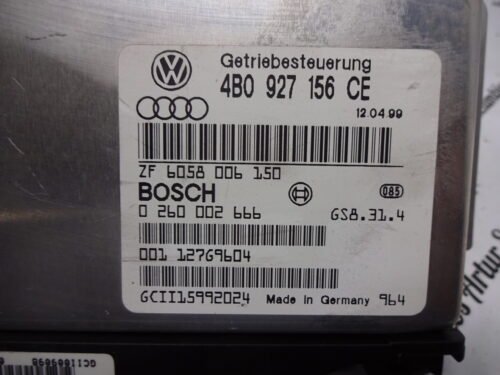 4B 0260002666 4B0927156CE 4BO927156CE BOSCH Transmisión controlador Audi A6 4B 0260002666 4B0927156CE 4BO927156CE BOSCH