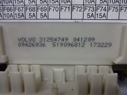 Caja de fusibles VOLVO 31254749 519096812 31268178
