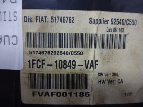 Cuadro de instrumentos Fiat Stilo 51746762 1FCF10849VAF 1FCF-10849-VAF