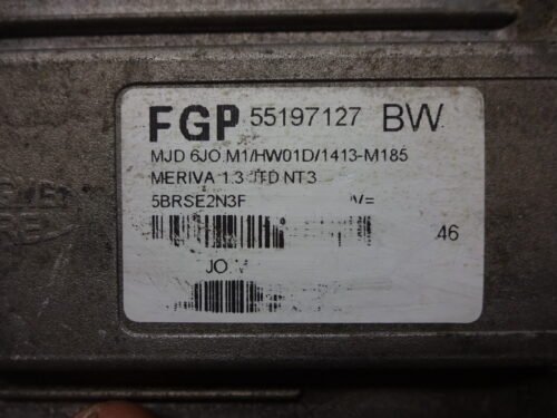 Centralita del motor  OPEL MERIVA 55197127 55197127BW