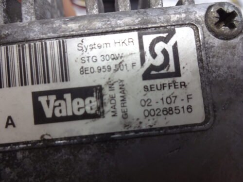 Controlador del ventilador eléctrico  AUDI 8E0959501F 8EO959501F