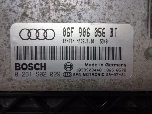0261S02029 03F906056BT BEBZIN Centralita del motor AUDI A3 0261S02029 03F906056BT BEBZIN
