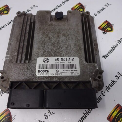 Centralita del motor  VW  VOLKSWAGEN Golf 0281011672 03G906016AP
