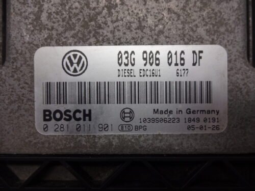 Centralita del motor  VOLKSWAGEN VW Golf MK5 0281011901 03G906016DF