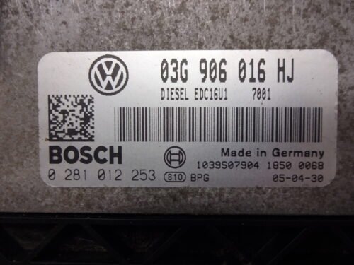 Centralita del motor  VOLKSWAGEN Golf V  0281012253 03G906016HJ