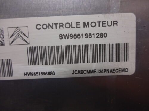 9661961280 9651696680 21585785-4A Centralita del motor CITROEN Peugeot 9661961280 9651696680 21585785-4A